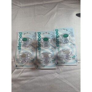 6 X STERIPOD Clip On Toothbrush Pod Protector Sanitizing Case Fresh Scent